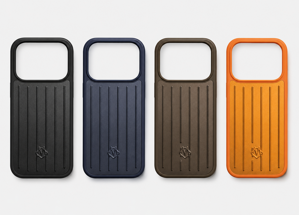 New Striped and Electroplated Aluminium Alloy Magnetic Shockproof Phone Case