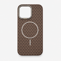 Monaco Weave MagSafe iPhone Case – Mocha Brown