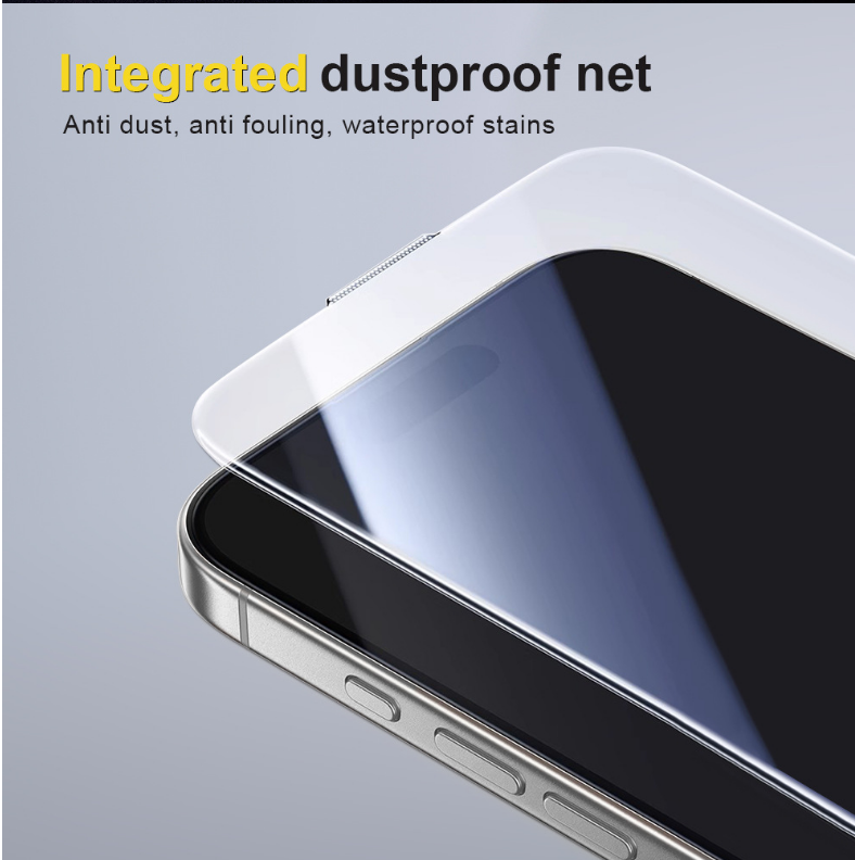 Borderless Premium Large Diamond Cut Tempered Glass Without Black Edge