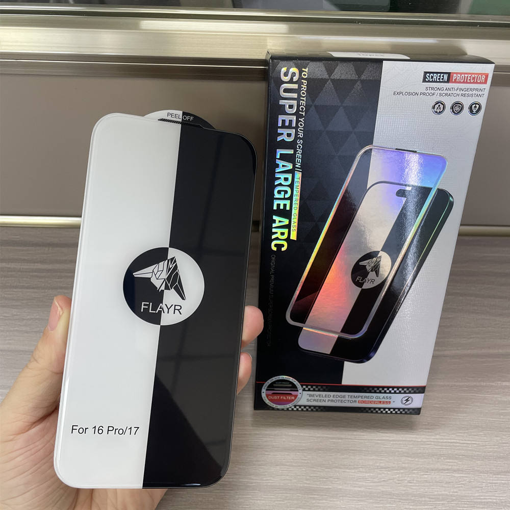 Borderless Premium Large Diamond Cut Tempered Glass Without Black Edge