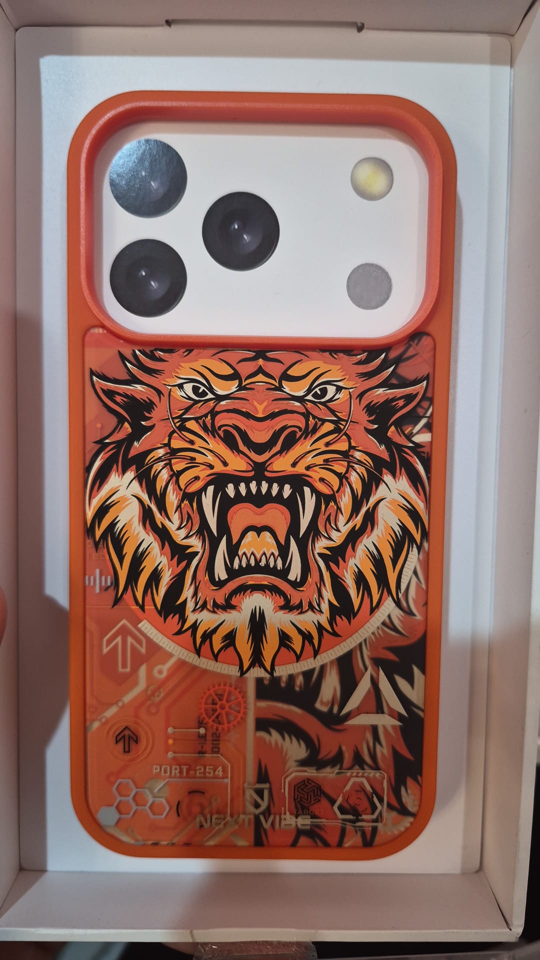 Fierce Animal Graphic Case for iPhones - Shock-Resistant Protective Phone Cover, Available in Lion, Wolf, Panther and Tiger Designs