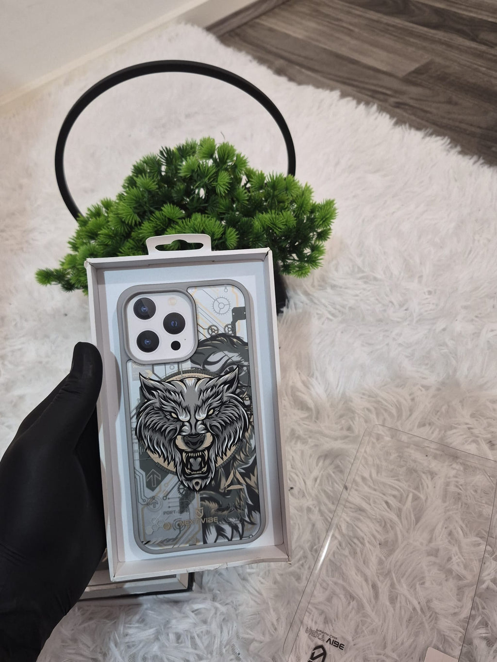 Fierce Animal Graphic Case for iPhones - Shock-Resistant Protective Phone Cover, Available in Lion, Wolf, Panther and Tiger Designs